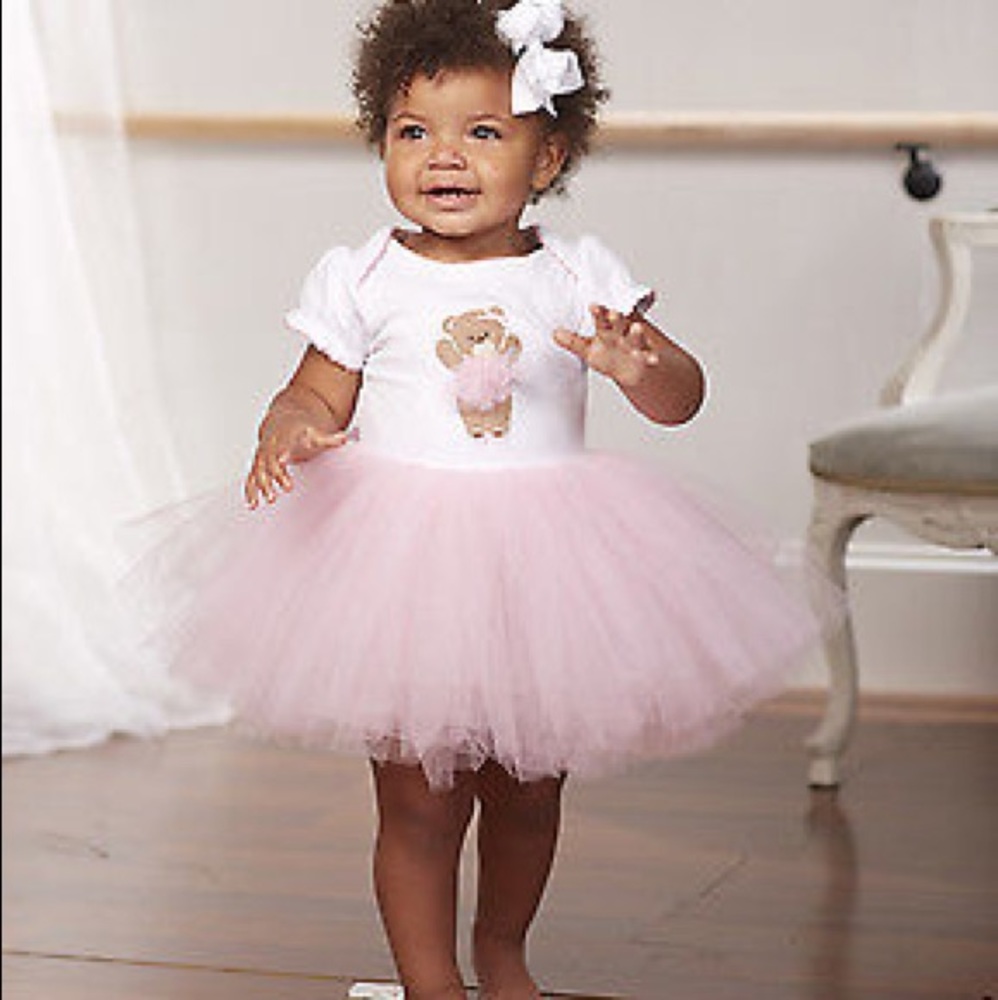 Mud Pie Ballerina Bear Tutu Dress (12-18 mths)